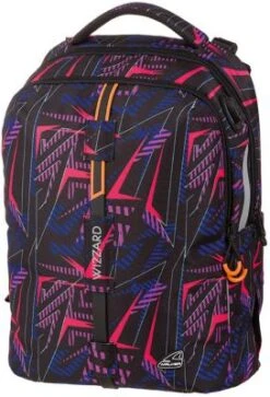 WALKER Schulrucksack ELITE WIZZARD Neon Lights