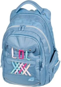 WALKER Schul-/Freizeitrucksack FAME Laces Blue