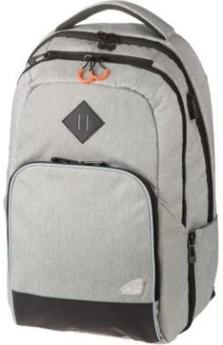 WALKER Schulrucksack WIZZARD COLLEGE Light Grey Melange