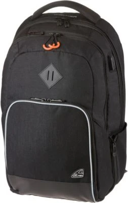 WALKER Schulrucksack WIZZARD COLLEGE Black Melange 3 WALKER Schulrucksack WIZZARD COLLEGE Black Melange