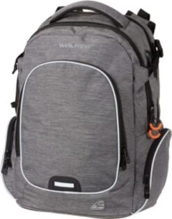 WALKER Schulrucksack WIZZARD CAMPUS EVO Stone Melange