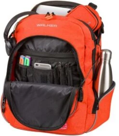 WALKER Schulrucksack WIZZARD CAMPUS EVO Red Melange (2022) -Schulbedarf Laden 20239628 03