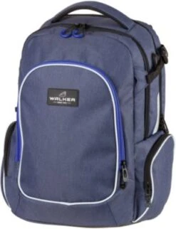 WALKER Schulrucksack WIZZARD CAMPUS EVO Blue Ivy Blue (2023)