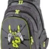 WALKER Schulrucksack FAME LED Gamer Olive (2023)