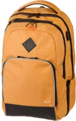 WALKER Schulrucksack WIZZARD COLLEGE Mustard Melange (2022)
