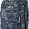 WALKER Schulrucksack WIZZARD COLLEGE Grey Blue Camouflage (2023)