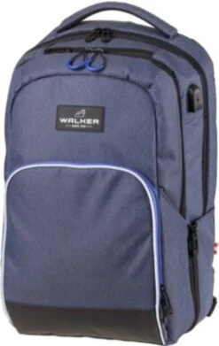 WALKER Schulrucksack WIZZARD COLLEGE Blue Ivy Blue (2023)