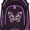WALKER Schulrucksack WIZZARD FAME 2.0 Purple Butterfly (2023) -Schulbedarf Laden 26390250 01