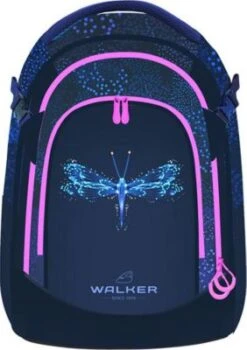 WALKER Schulrucksack WIZZARD FAME 2.0 Magic Dragonfly Dark Blue (2023)