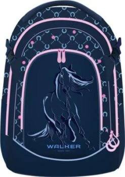 WALKER Schulrucksack WIZZARD FAME 2.0 Lucky Horse Dark Blue (2023)
