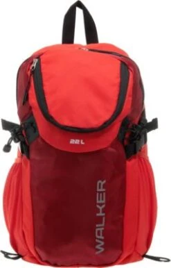 WALKER Freizeitrucksack MOVE Red, Inkl. Laptopfach, 22 L
