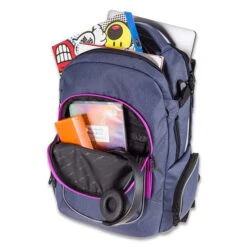 Schulrucksack WALKER Campus Evo, Blue Ivy/Pink -Schulbedarf Laden 64883