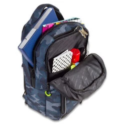 Schulrucksack WALKER College, Grey/Blue Camouflage -Schulbedarf Laden 64903