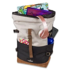 Rucksack WALKER Roll-up Two, Light Grey / Anthracite -Schulbedarf Laden 75489