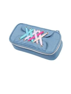 WALKER, Federmappe - Fame Laces - Light Blue