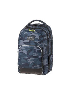 WALKER, Rucksack Pure College Camouflage Grau Blau