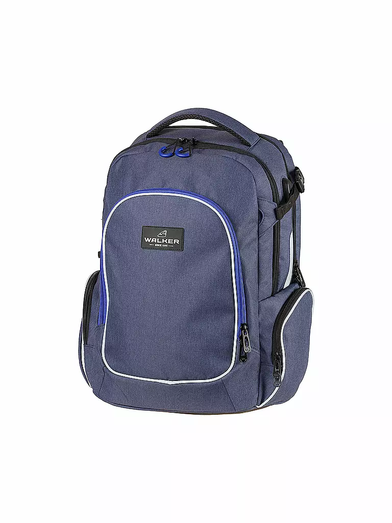 WALKER, Schulrucksack Campus Evo Wizzard Blue Ivy 3 WALKER, Schulrucksack Campus Evo Wizzard Blue Ivy